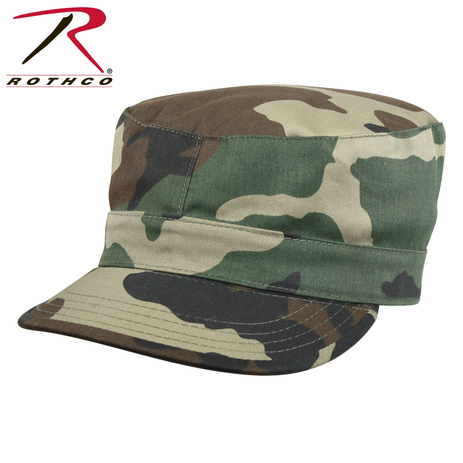 Fatigue Patrol Cap - Woodland Camo