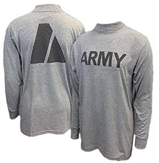 USGI ARMY PT L/S TEE - GRAY