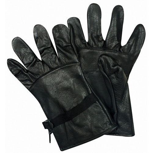 D3-A LEATHER GLOVE SHELL BLACK