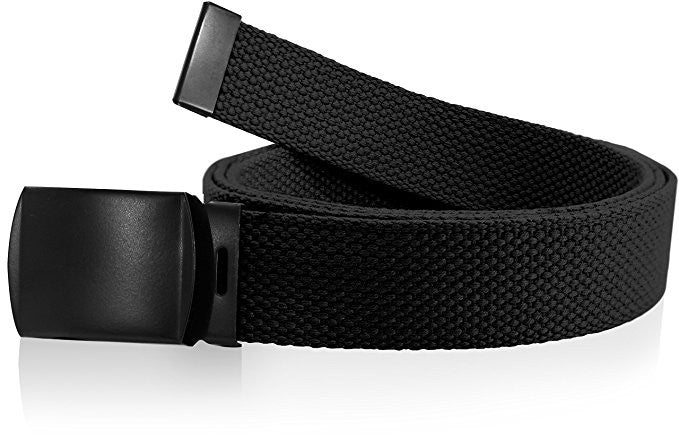 44" COTTON WEB BELT Roller Buckle