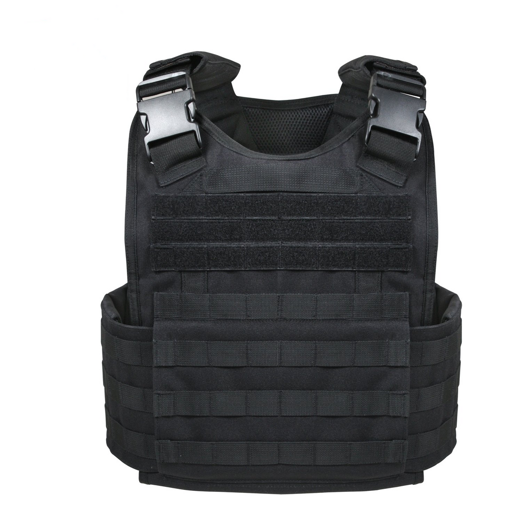 MODULAR PLATE CARRIER VEST (NO PLATE) - BLACK