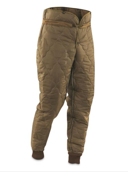 CZECH QUILTED THERMAL PANTS- SURPLUS