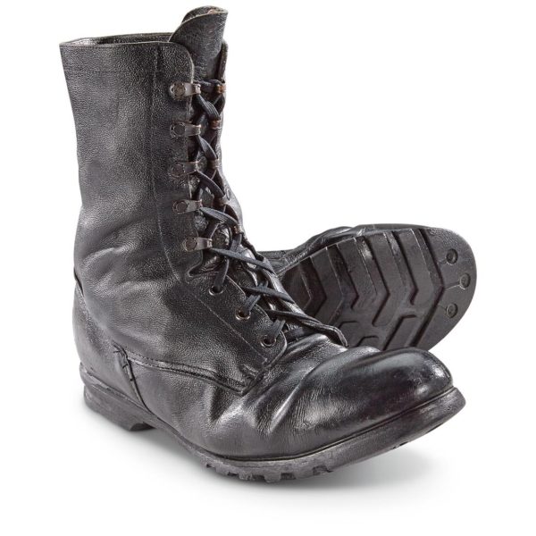 CZECH BLACK M90 COMBAT BOOTS- SURPLUS