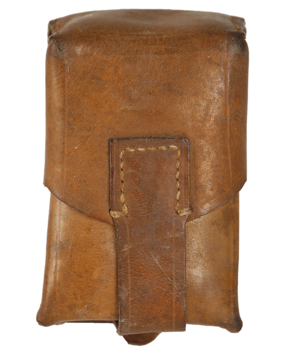 SERBIAN LEATHER MAUSER CARTRIDGE POUCH