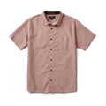 MEN'S WELL WORN BUTTON-UP SHIRT - RUSSET