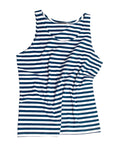 STRIPED SAILOR TANK TOP - BLUE/WHITE