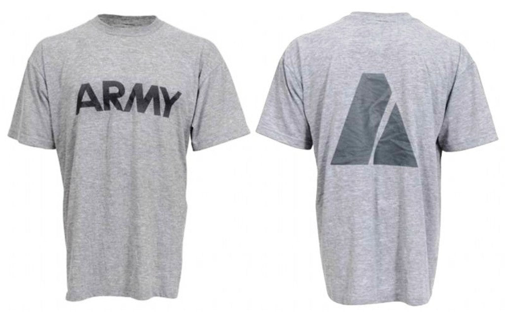 USGI ARMY PT TEE - GRAY