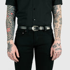 Men's Calvera Belt - Black Leather