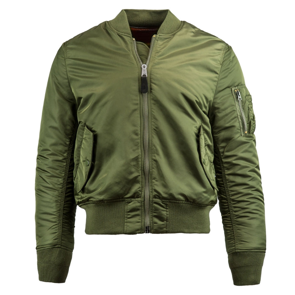 Alpha MA-1 Slim Fit Bomber – Belmont Army