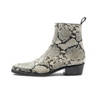 Women's Richards Boot - Grey Snakeskin
