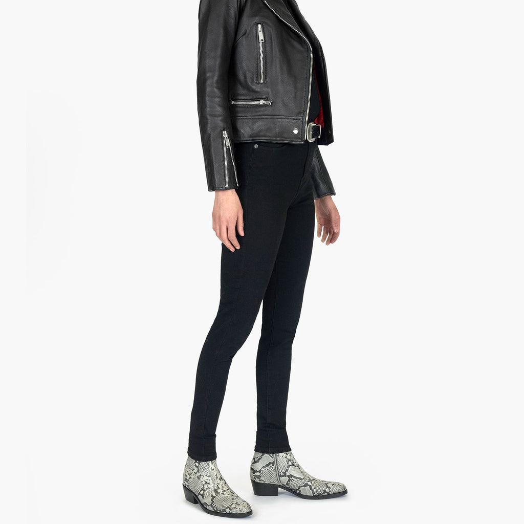 Women's Richards Boot - Grey Snakeskin