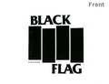 Black Flag (Bars & Logo) Tee