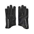 Men's Throttle Leather Gloves - Black and Nickel